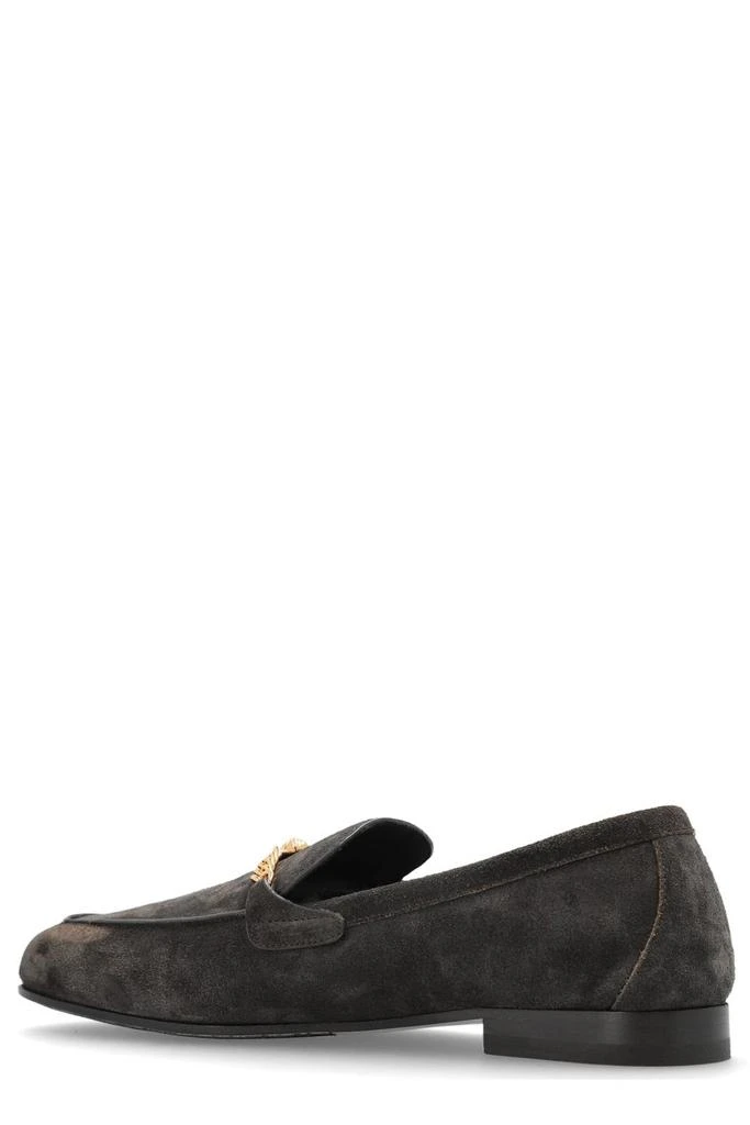 Versace Versace Logo Plaque Chain-Detailed Loafers 3