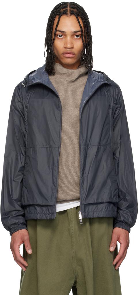 Shop Men's Navy Vaugirard Logo Hooded Jacket on Sale at Shop Men's Navy Vaugirard Logo Hooded Jacket on Sale at