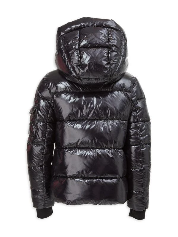 SAM. Little Girl’s High Shine Straight Puffer Jacket 2