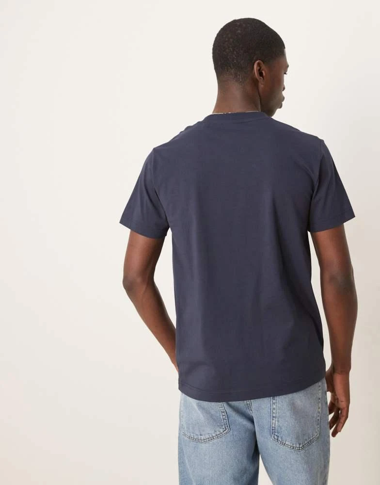 Gant GANT USA flag logo print t-shirt in navy 2