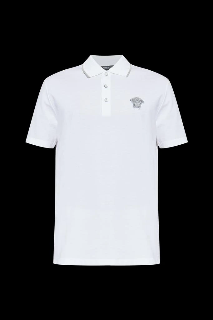 Versace Versace Medusa Head Short-Sleeved Polo Shirt from Cettire