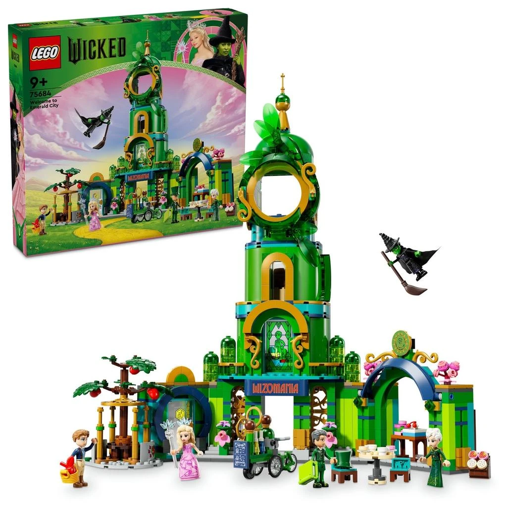 undefined LEGO Wicked Welcome to Emerald City Building Toy Set 75684 1