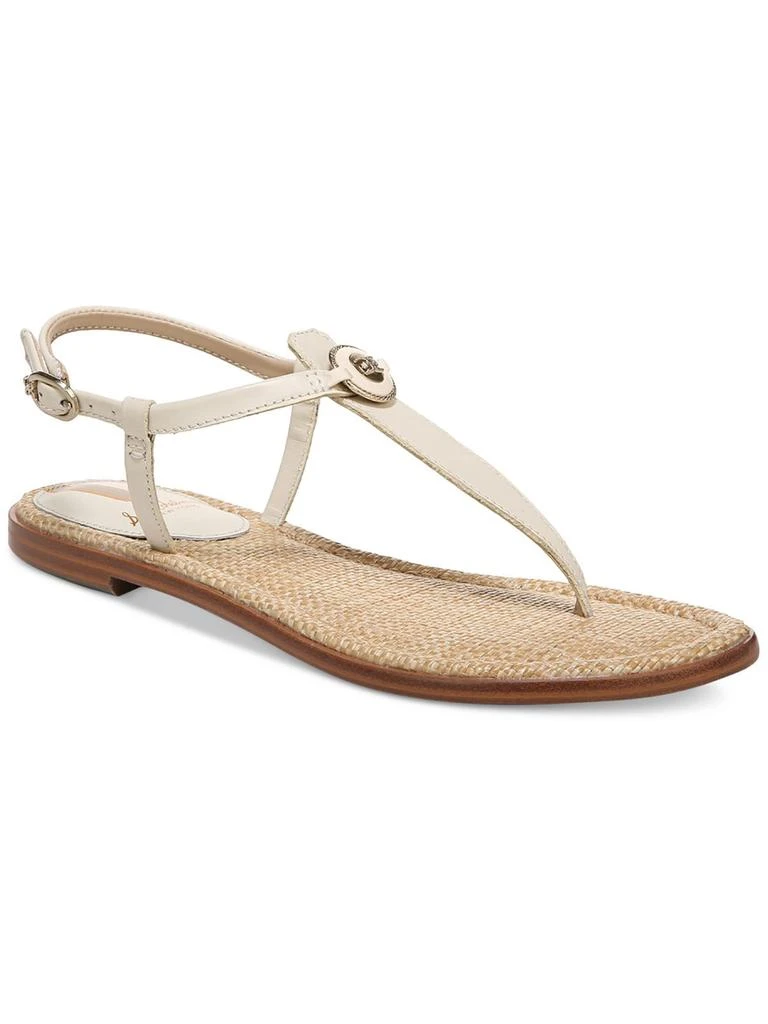 Sam Edelman GIGI SIGNET Womens Faux Leather Casual Thong Sandals 1