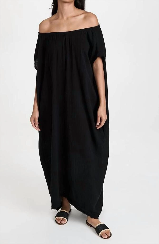 9seed 9Seed - Moonstone Gauze Off Shoulder Caftan 4