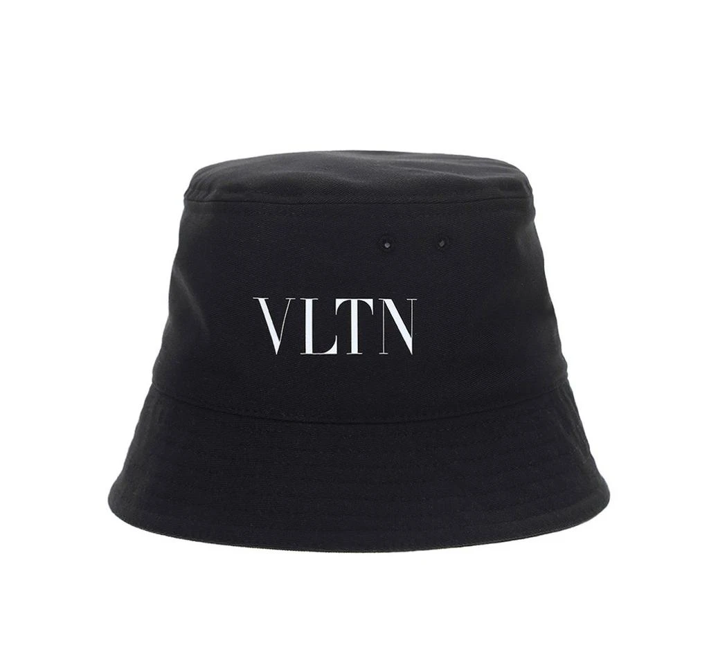 Valentino Valentino VLTN Logo Printed Bucket Hat 1