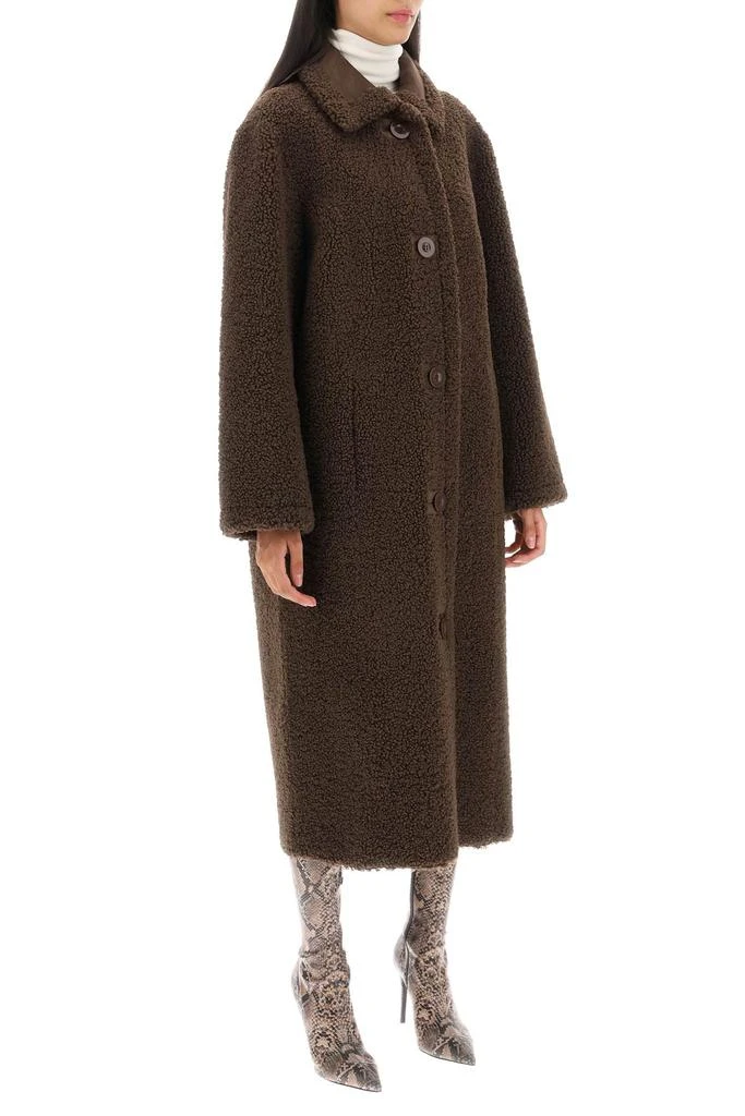 STAND STUDIO 'kenca' reversible eco-shearling coat 2