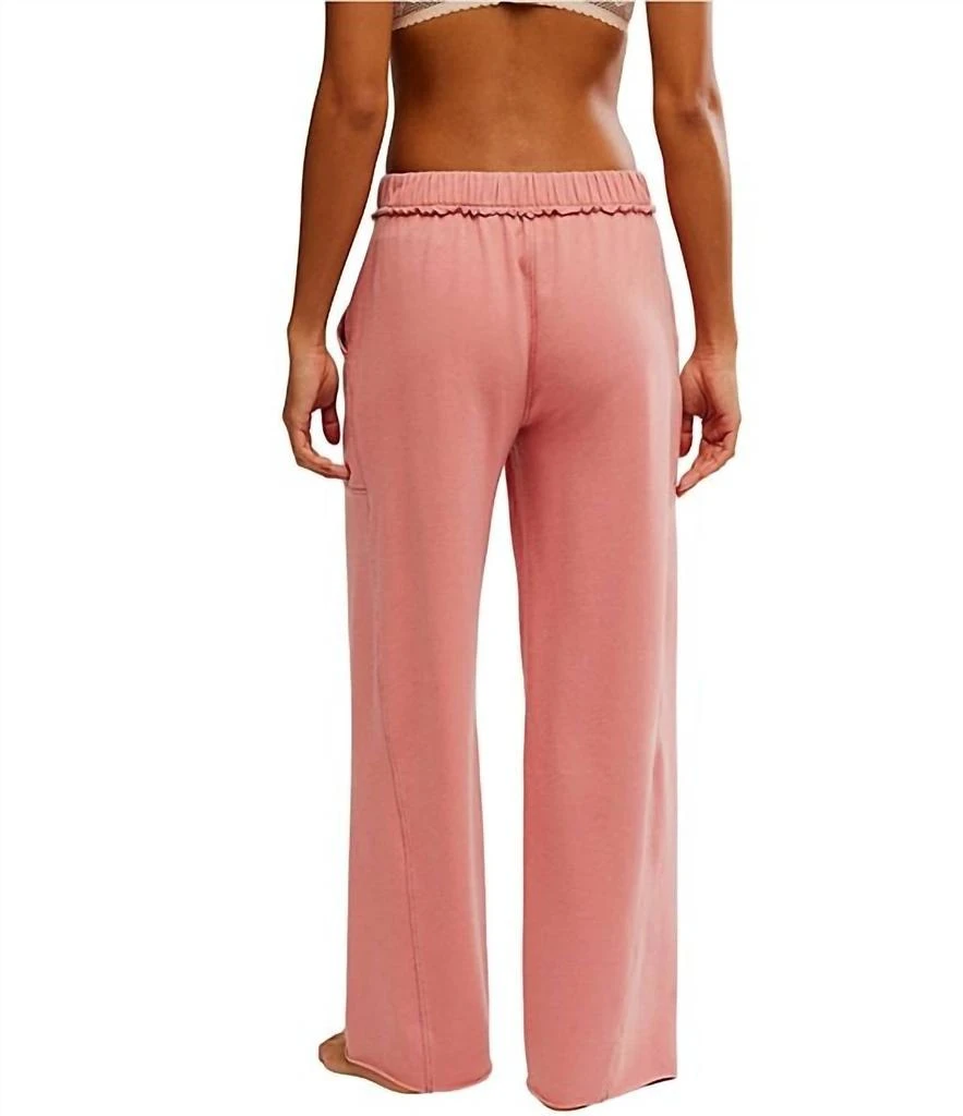 Free People Free People - Don't Wait Up Wide-leg Lounge Pant 2