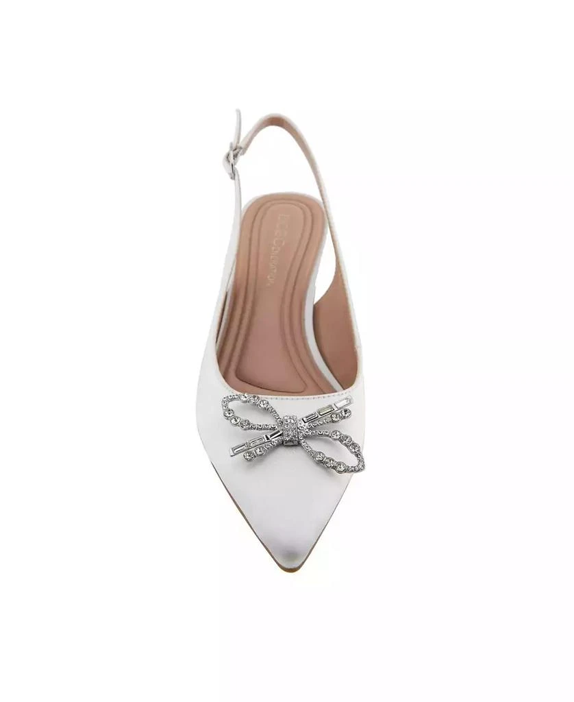 BCBG Women
s Donna Slingback Bow Dress Pumps 6