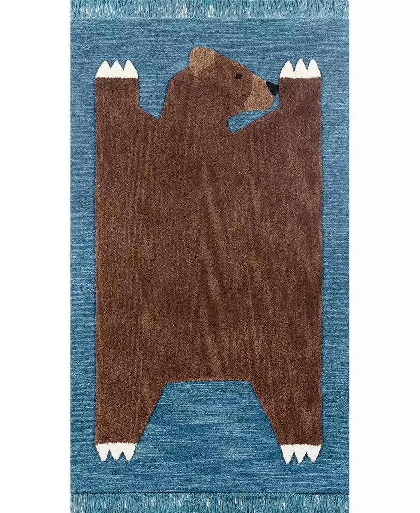 Momeni Atticus ATC-4 Navy 5' x 7' Area Rug 1