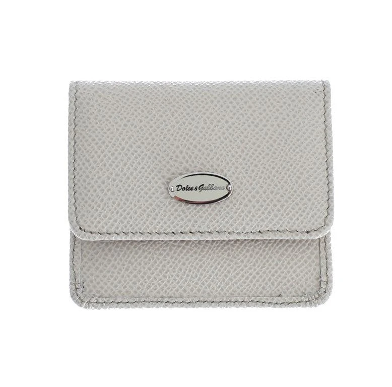 Dolce & Gabbana Sleek  Leather Condom Case Men's Wallet 1