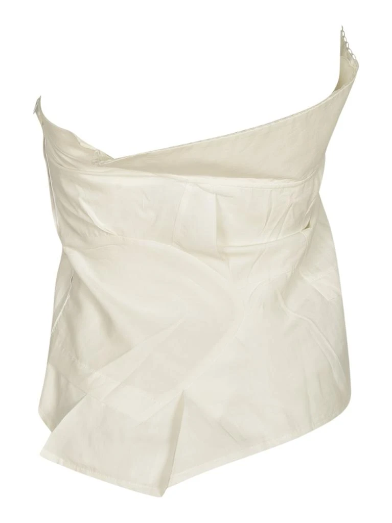 Miu Miu Miu Miu Strapless Poplin Top 2