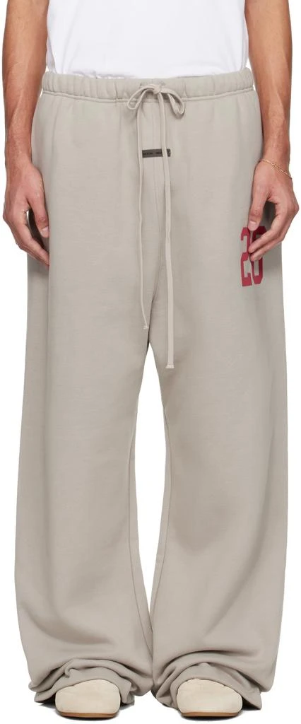 Essentials Gray Holiday Lounge Sweatpants 1