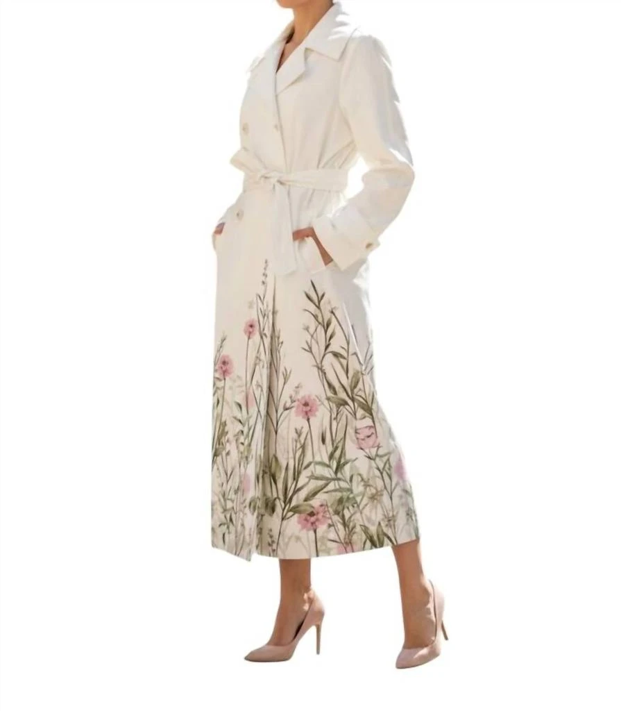 En Saison En Saison - Floral Trench Coat