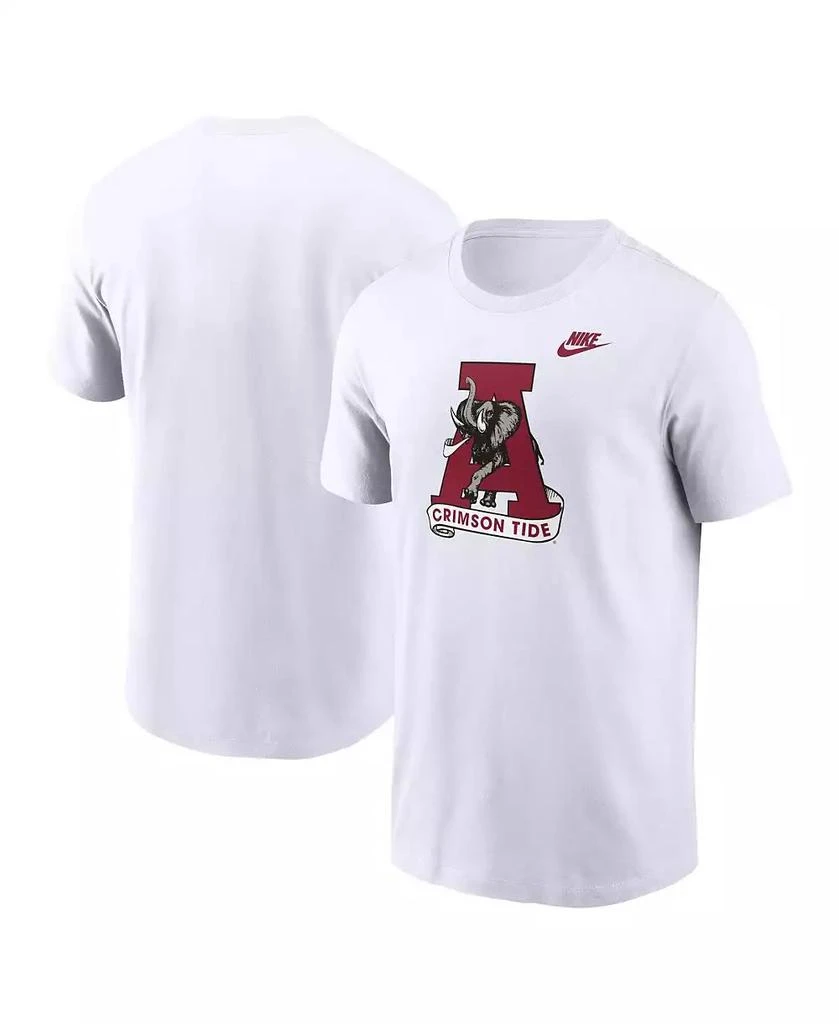 NIKE Men's White Alabama Crimson Tide Legacy Alternate Logo T-Shirt 1