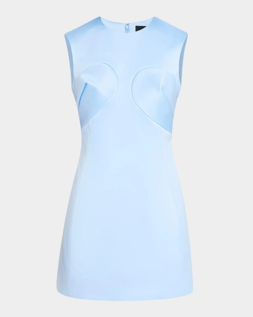 Marc Jacobs Seamed Up Satin Sleeveless Mini Dress 1