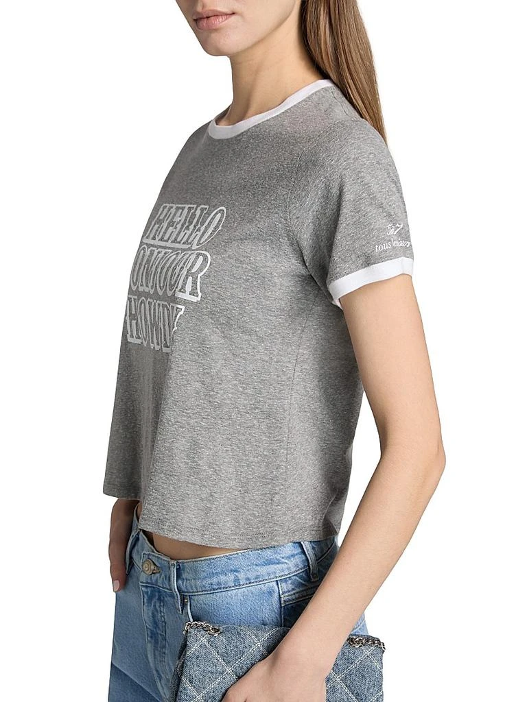 Cinq à Sept Studded Hello Bonjour Howdy Shrunken T-Shirt 6