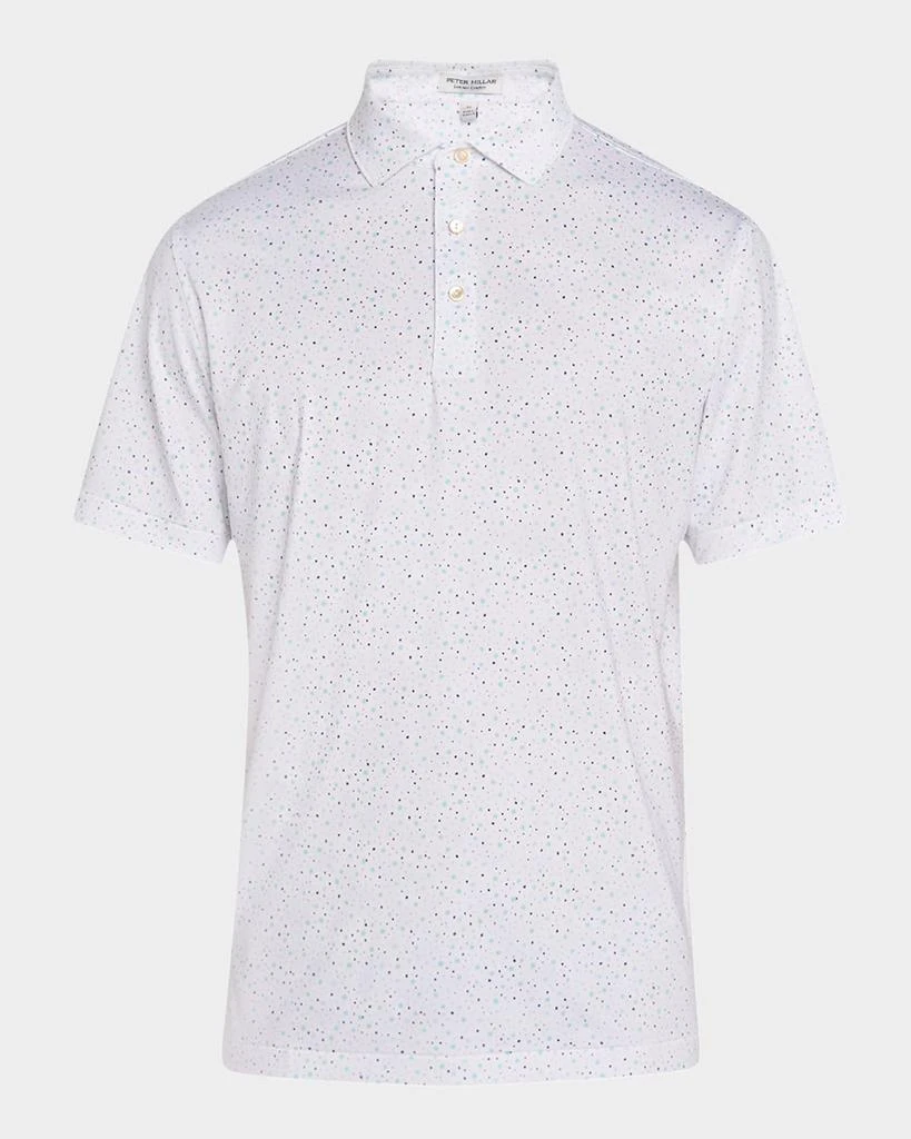 Peter Millar Men's Mulled Wine Performance Polo Shirt 1