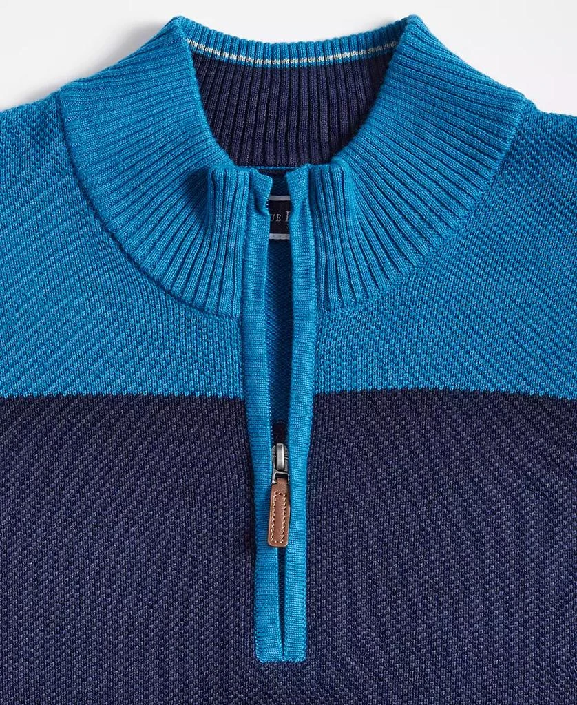 Club Room Men's Bold Stripe Quarter-Zip Sweater, Created for Macy's 3
