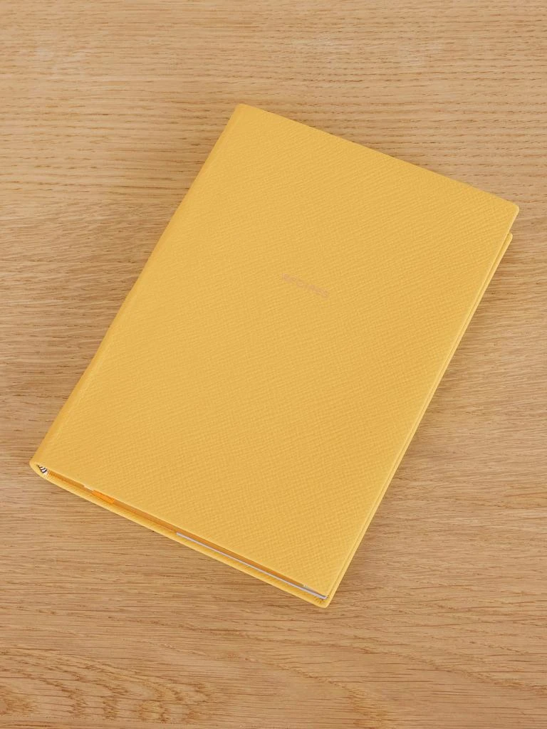SMYTHSON Recipes Soho Panama Textured-leather Notebook