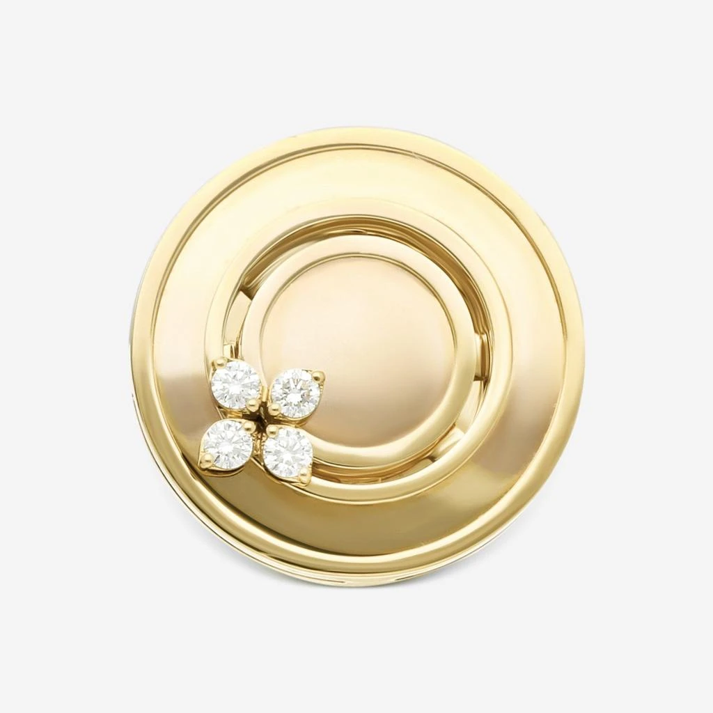 Roberto Coin Roberto Coin Love in Verona 18K Yellow Gold Diamond Ring Sz. 6.5 8883124AY65X-copy