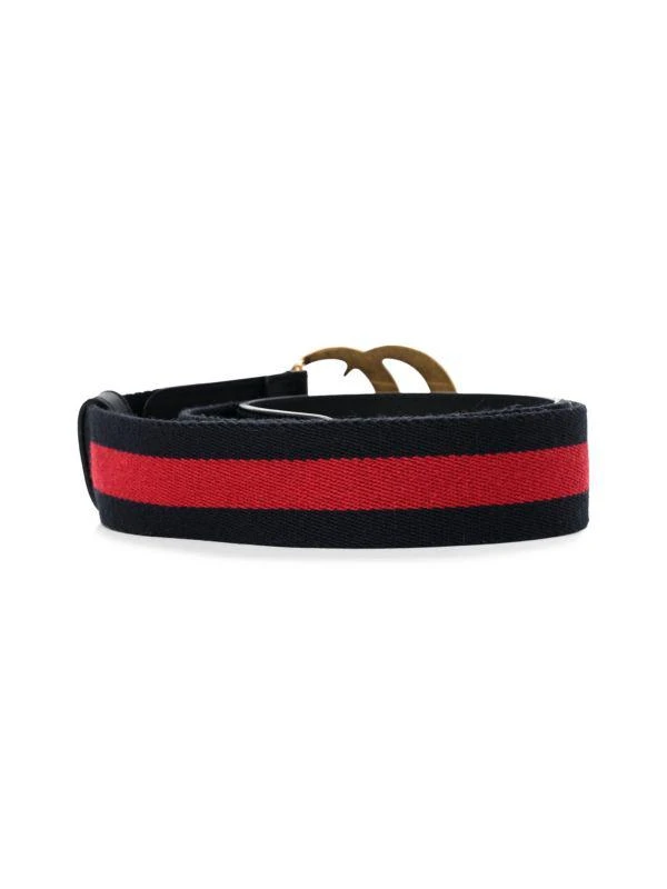 Gucci GG Web Stripe Canvas Belt 2