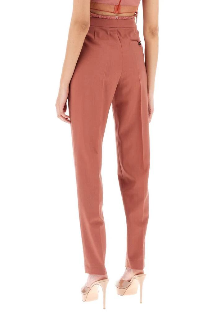 NENSI DOJAKA cool virgin wool pants with heart-shaped details 3