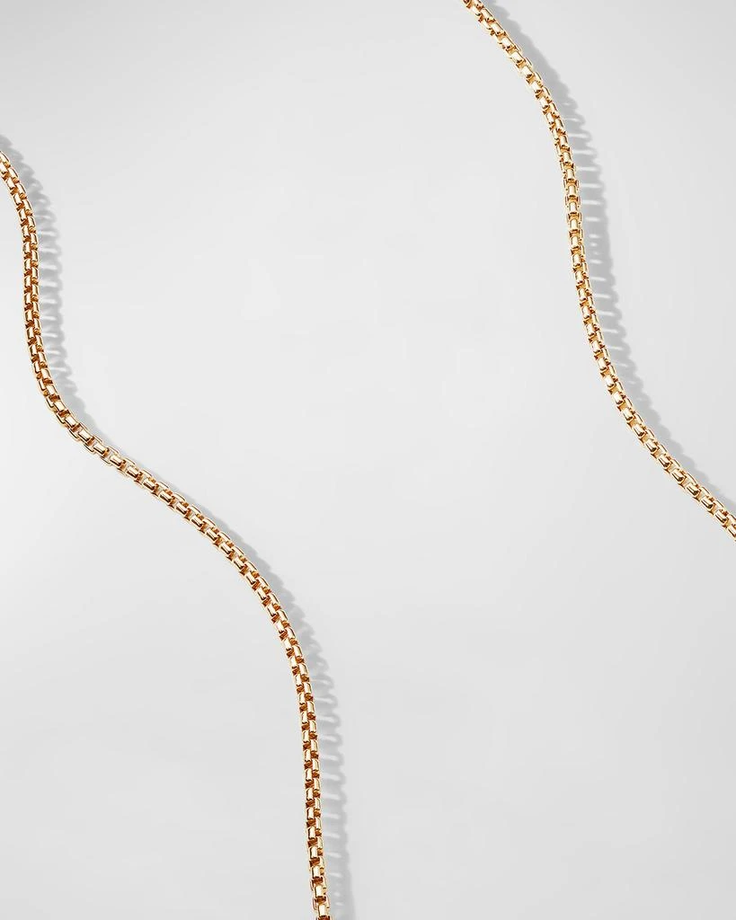 David Yurman 1.7mm Hollow Box Chain Necklace in 18k Gold, 20" 2