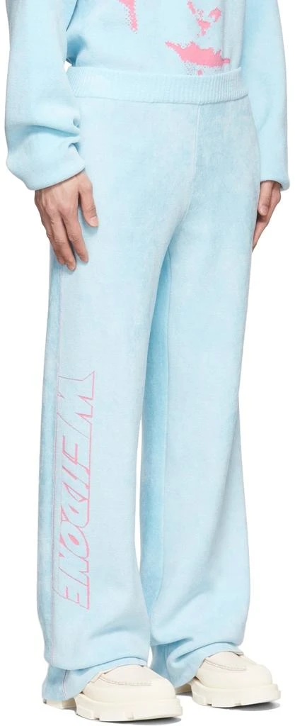 We11done Blue Viscose Lounge Pants 2
