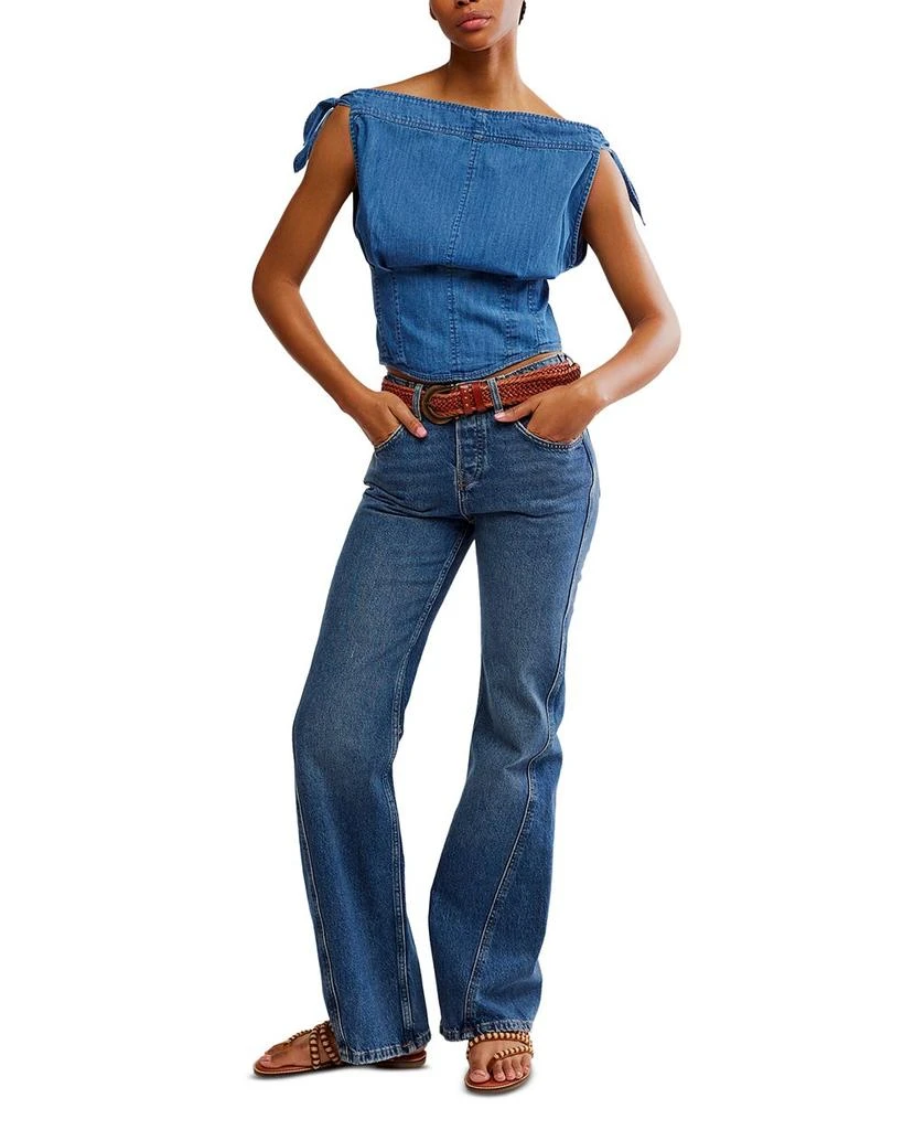 Free People Louie Indigo Top 2
