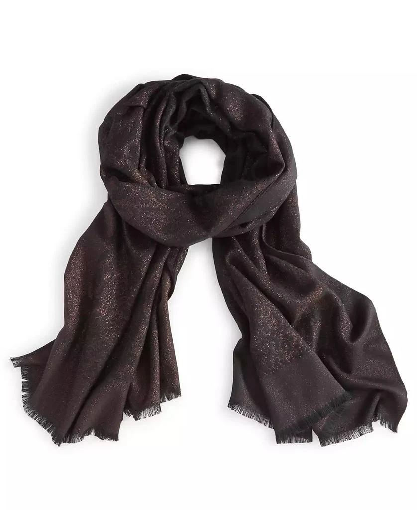 Snake Jacquard Shine Wrap Scarf, Created for Macy's – On Sale Now - Main Image