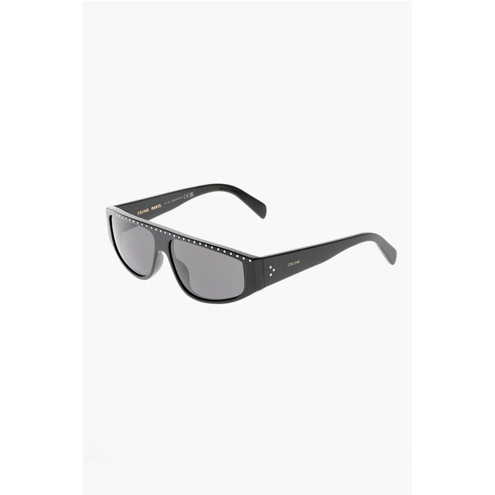 Celine Celine Solid Color Sunglasses with Rhinestone