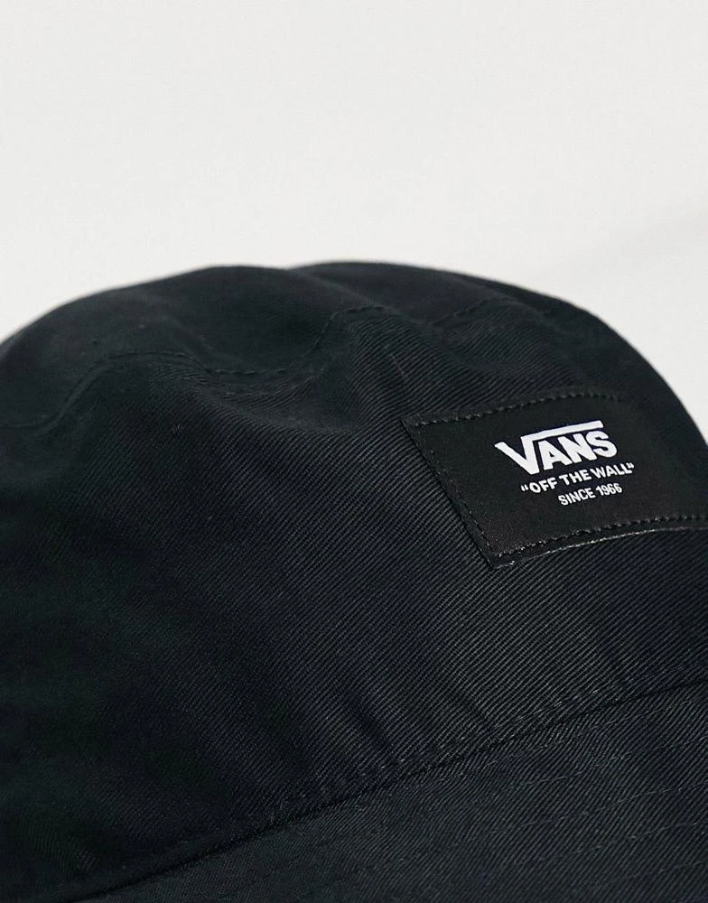 Vans Vans patch logo bucket hat in black 3