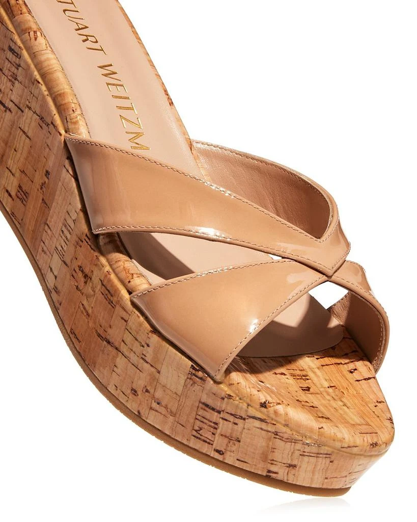 Stuart Weitzman Women's Carmen Platform Slide Sandals 5
