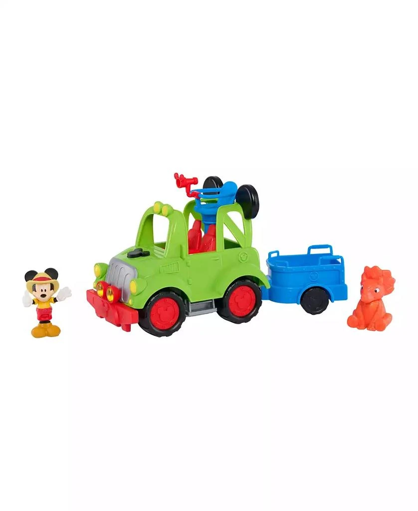 Mickey Mouse Disney Junior Dino Safari Rover 6-Piece Play Figures and Vehicle Playset 2