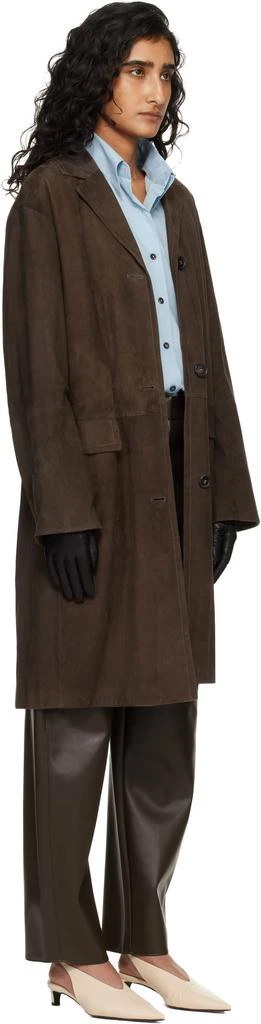 Max Mara Brown Ortensia Suede Jacket 2