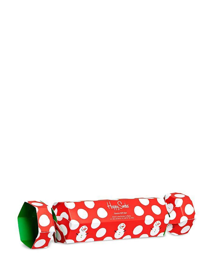 Happy Socks Big Dot Snowman Sock Gift Set 4