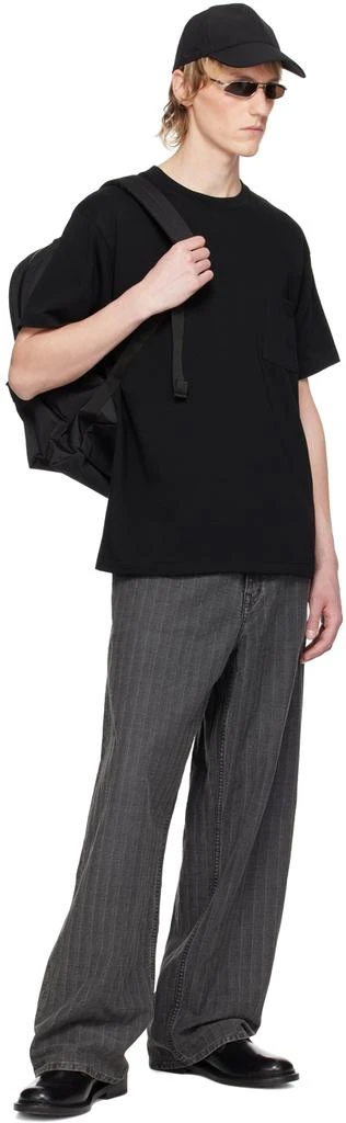 n.hoolywood Black Patch Pocket T-Shirt 4
