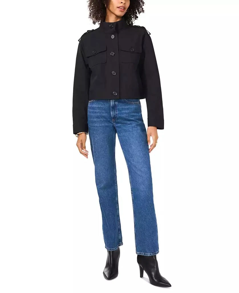Vince Camuto Women's Button-Front Cropped Jacket 6