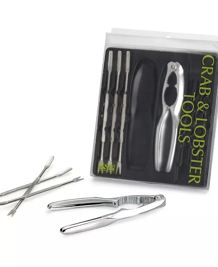 RSVP International Endurance 18/8 Stainless Steel 8 Piece Seafood Tool Set