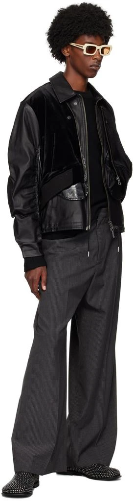 ANDERSSON BELL Black Bientain Zip-Up Jacket 4