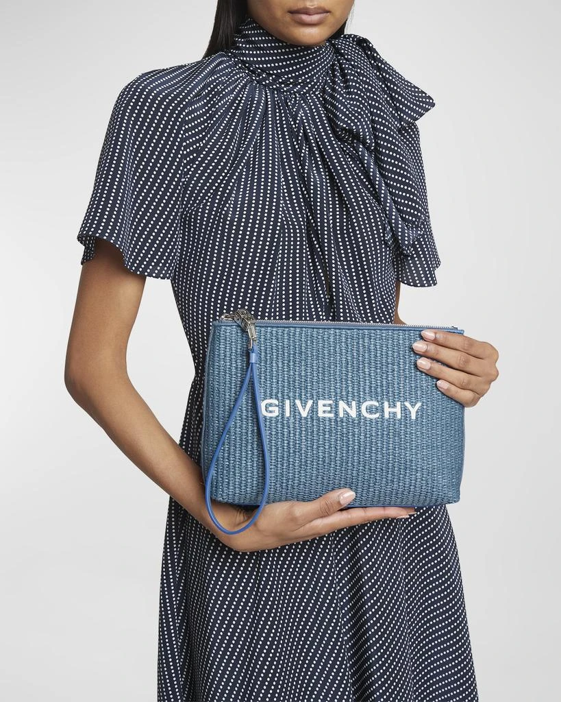 Givenchy Logo Travel Pouch Wristlet 4