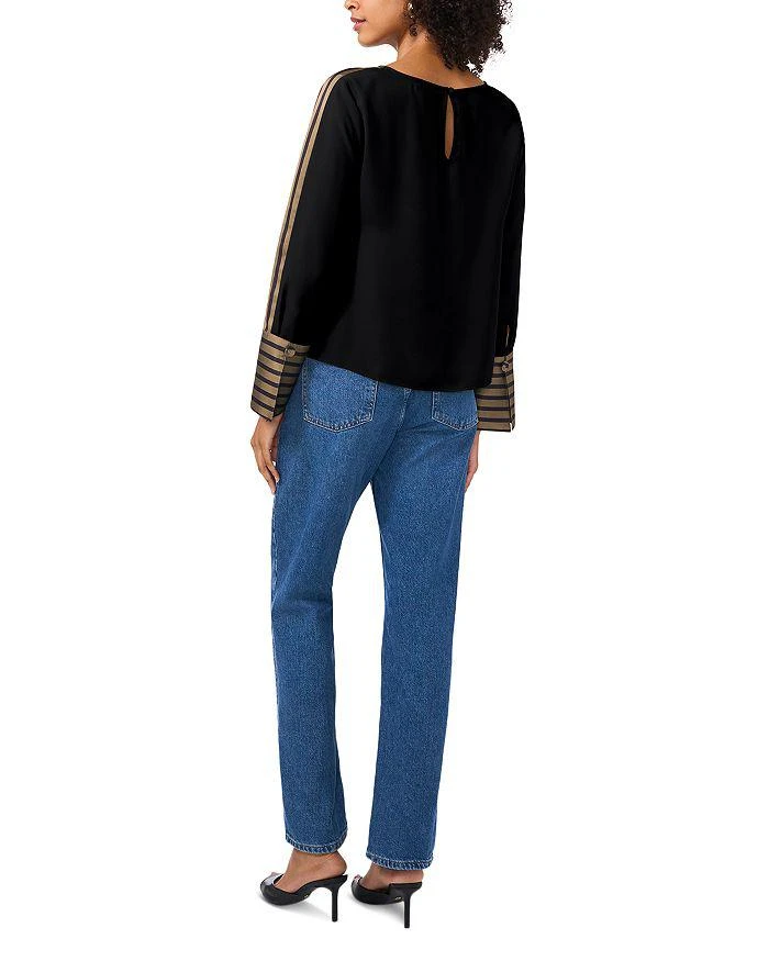 Vince Camuto Boat Neck Extended Cuff Shirt 4