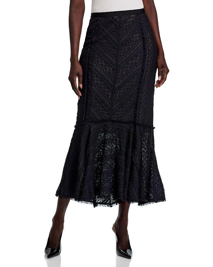Cinq à Sept Maceio Textured Midi Skirt