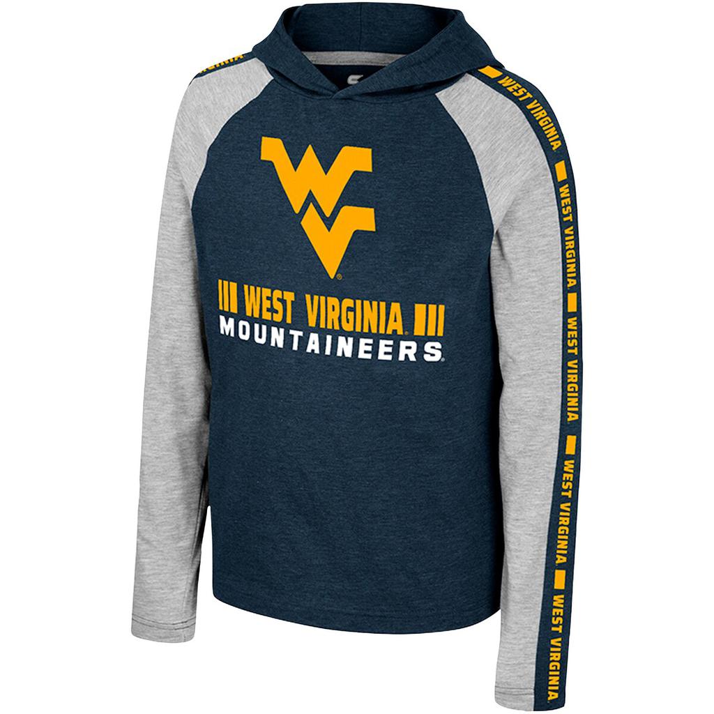 Colosseum Colosseum West Virginia Ned Raglan Long Sleeve Hooded... - Boys' Grade School