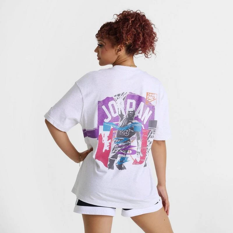 Jordan Women's Jordan Flight Oversized Graphic T-Shirt 4
