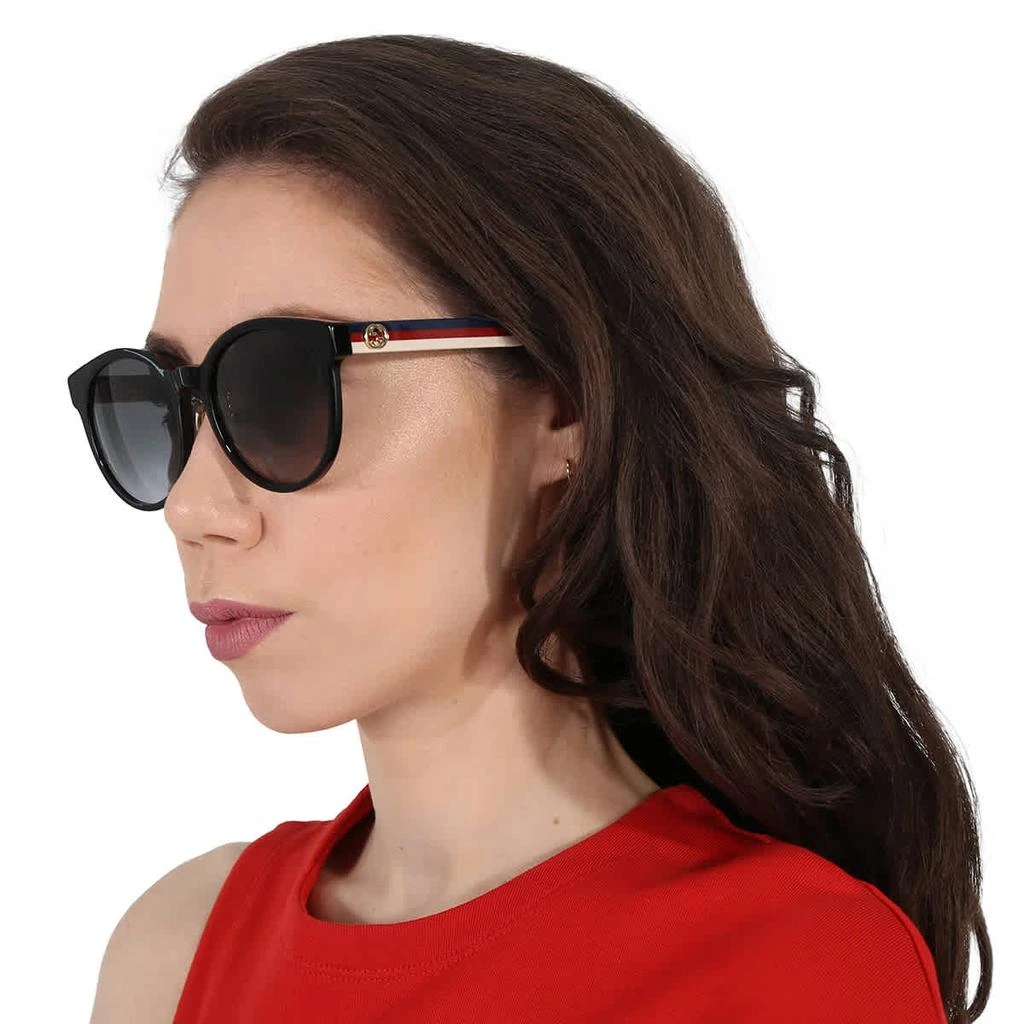 Gucci Grey Gradient Cat Eye Ladies Sunglasses GG0416SK 001 55 2