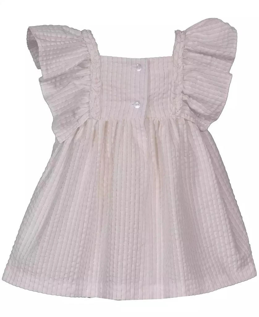 Bonnie Baby Baby Girls Flutter Sleeve Seersucker Dress 2
