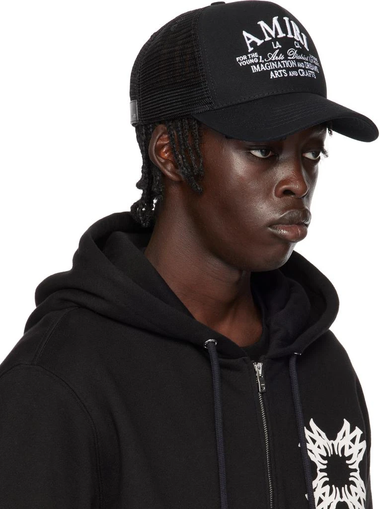 AMIRI Black  'Arts District' Trucker Cap 2