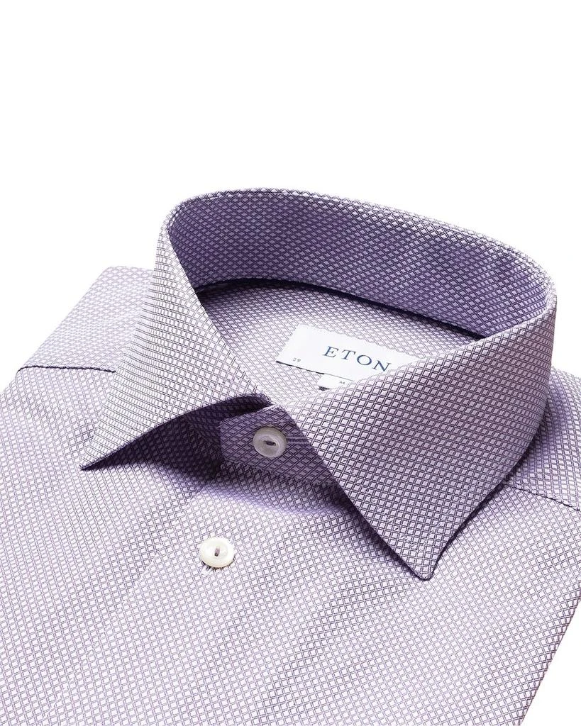 Eton Slim Fit Textured Solid Shirt 7