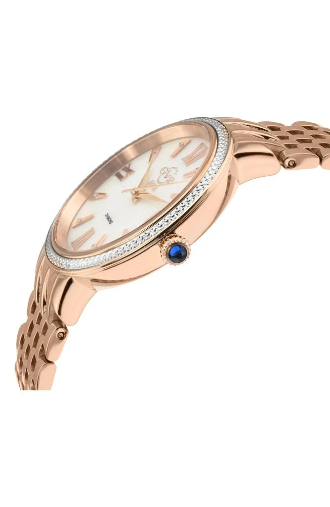 GV2 Women's Genoa Diamond Dial Bracelet Watch, 37mm 3
